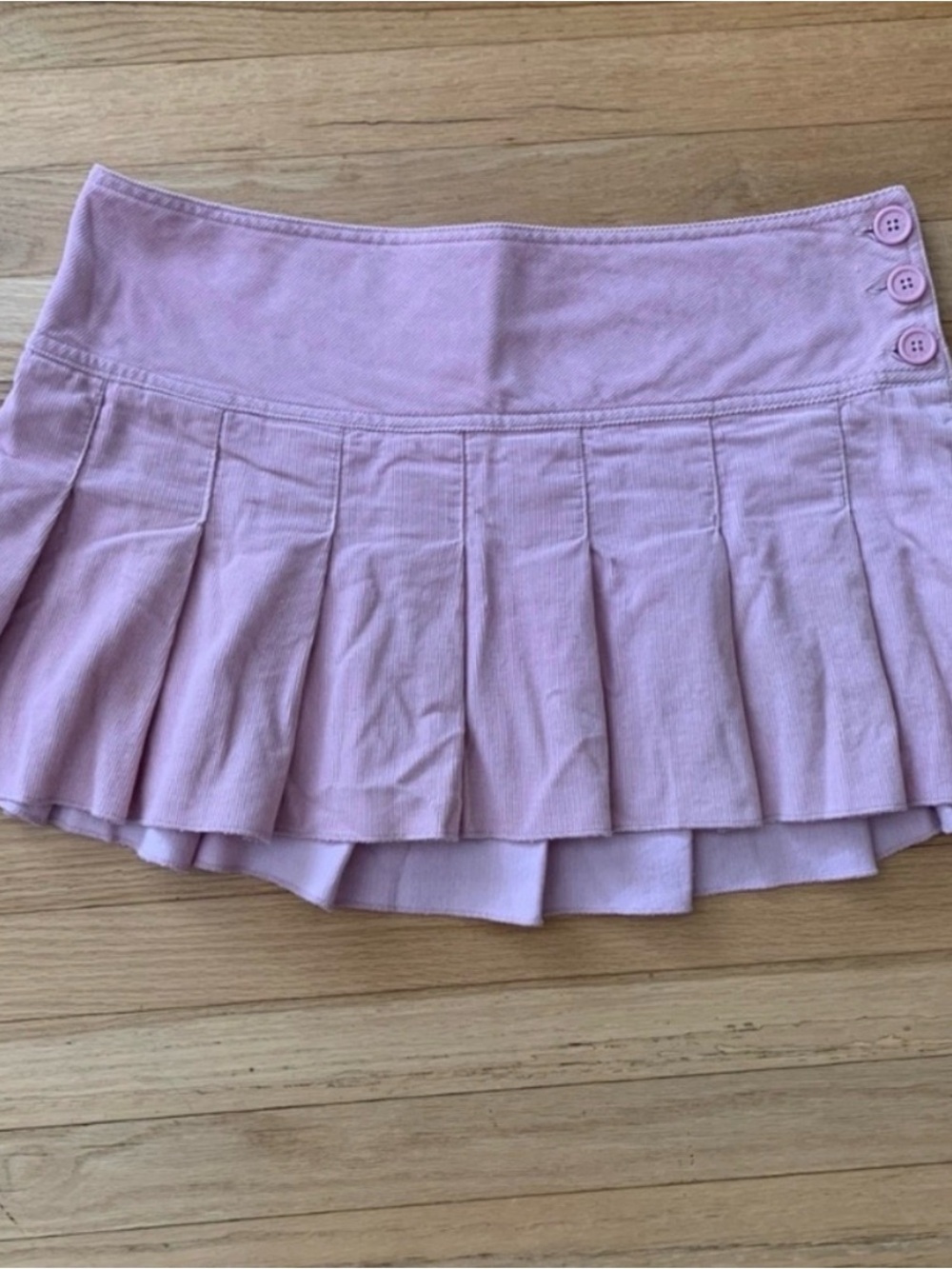 Y2K Pink Pleated Mini Skirt